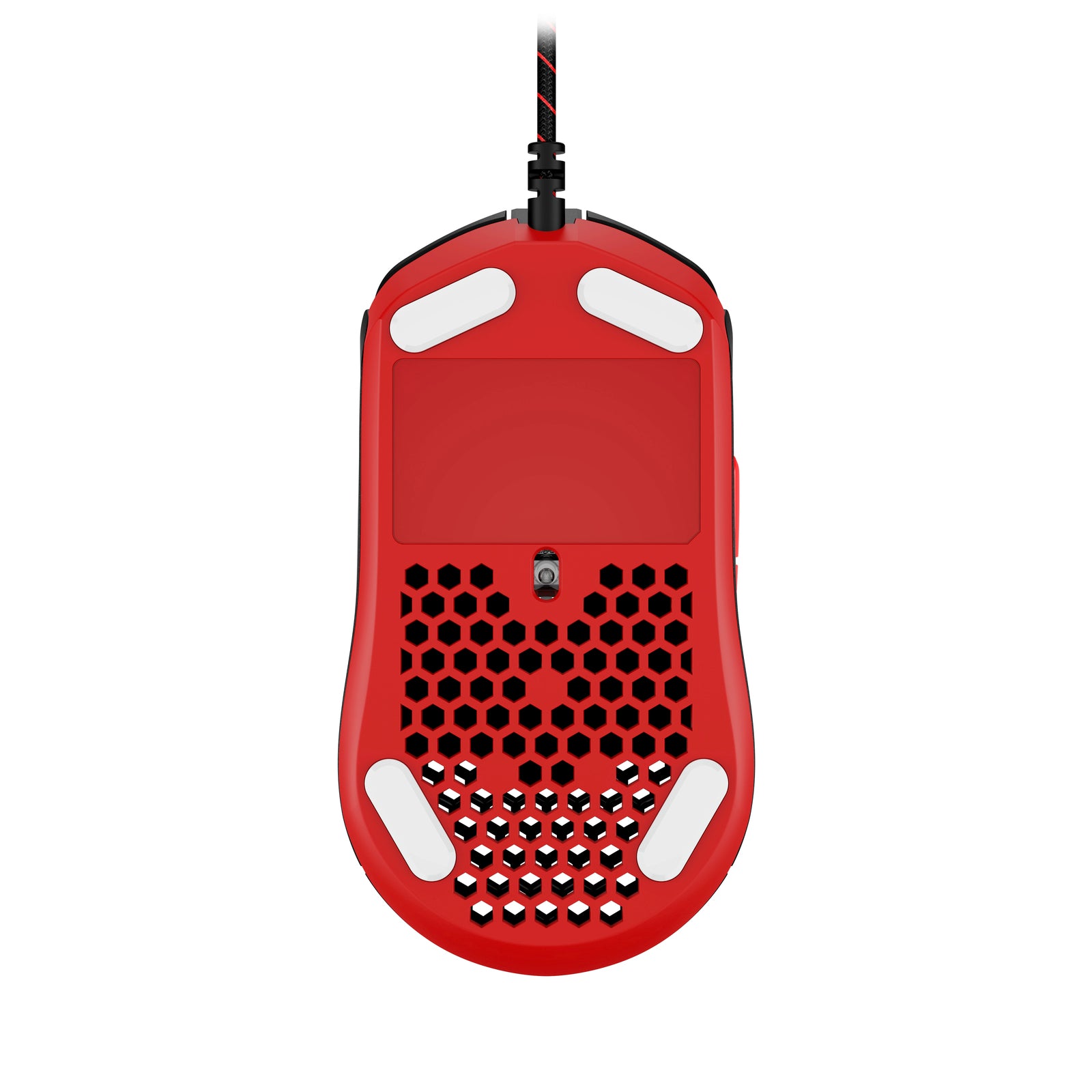 HyperX Pulsefire Haste Red-Black Gaming Mouse - view of the bottom side