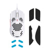 HyperX Pulsefire Haste White-Pink Gaming Mouse - view from above with accessories included