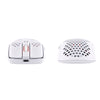 HyperX Pulsefire Haste White Wireless White Gaming Mouse - angled view