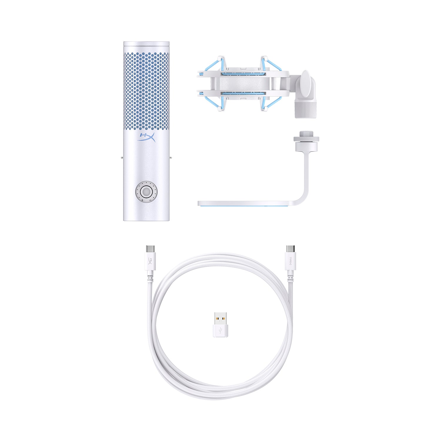 HyperX QuadCast 2 - USB Microphone (Frost) - 10