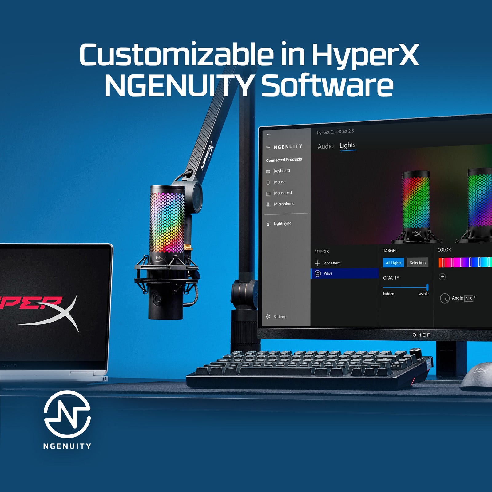 HyperX QuadCast 2 S – USB Microphone