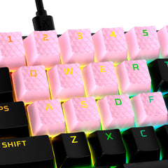 HyperX Rubber Keycaps - Gaming Accessory Kit - Pink (US Layout) - 05