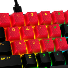 HyperX Rubber Keycaps - Gaming Accessory Kit - Red (US Layout) - 05