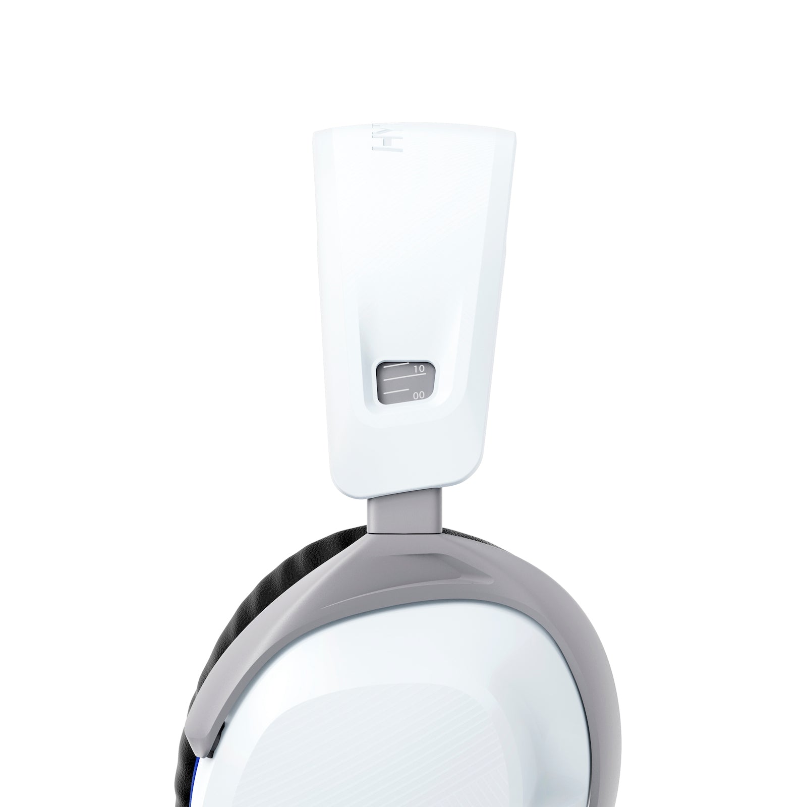 HyperX CloudX Stinger 2 White Gaming Headset for PlayStation - side view featuring the frame