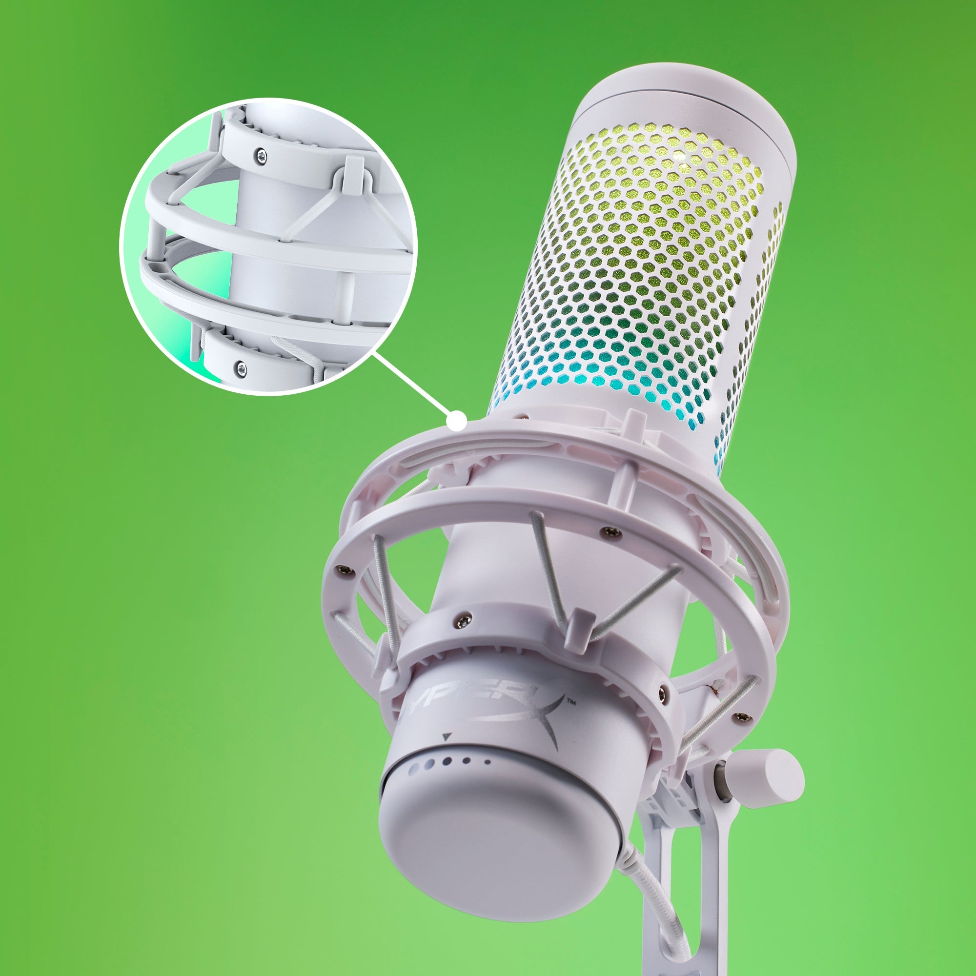 Built-in anti-vibration shock mount