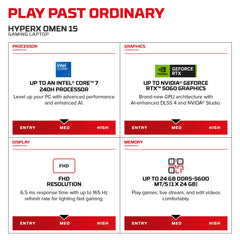 HyperX OMEN 15 inch Gaming Laptop PC 15-ga0001na - 07