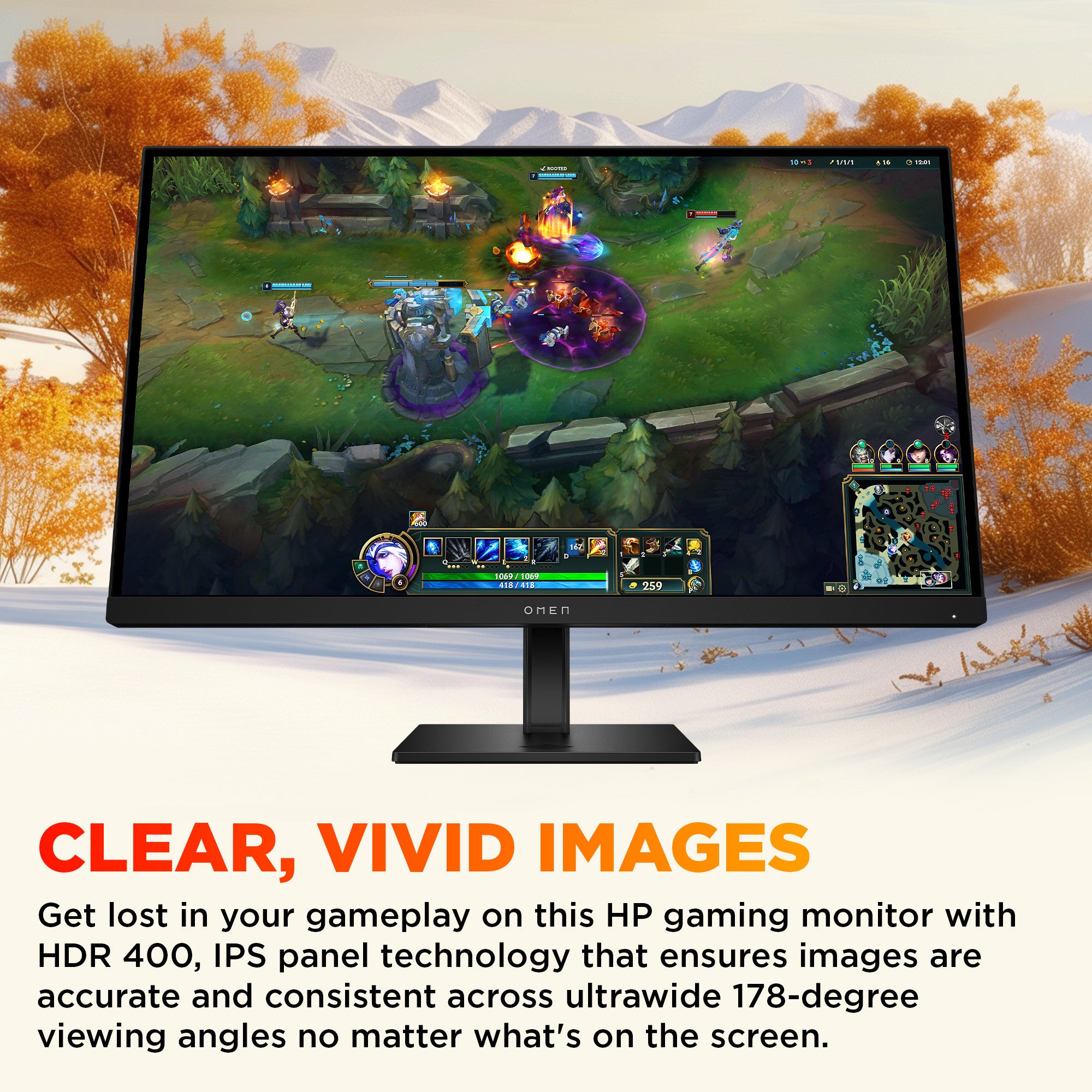 OMEN 27 inch FHD 180Hz Gaming Monitor - OMEN 27 G2 - 05