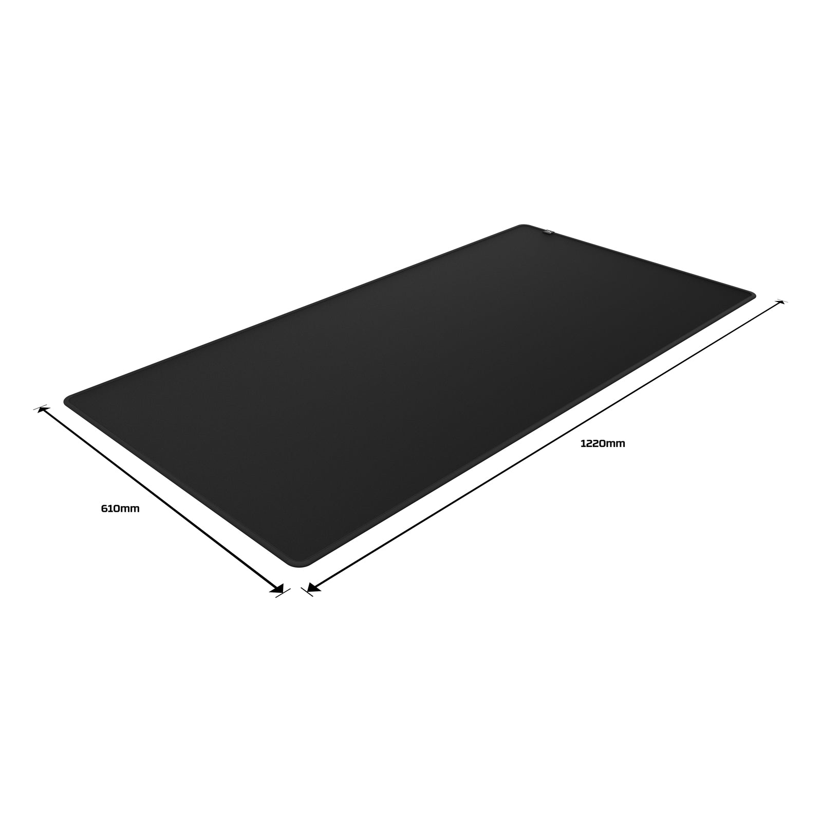 HyperX Pulsefire Mat 2XL highlighting dimensions in mm