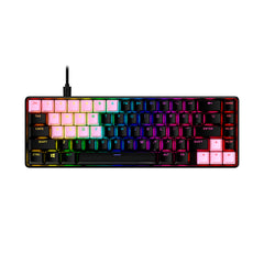 Front main view of HyperX rubber keycaps in pink